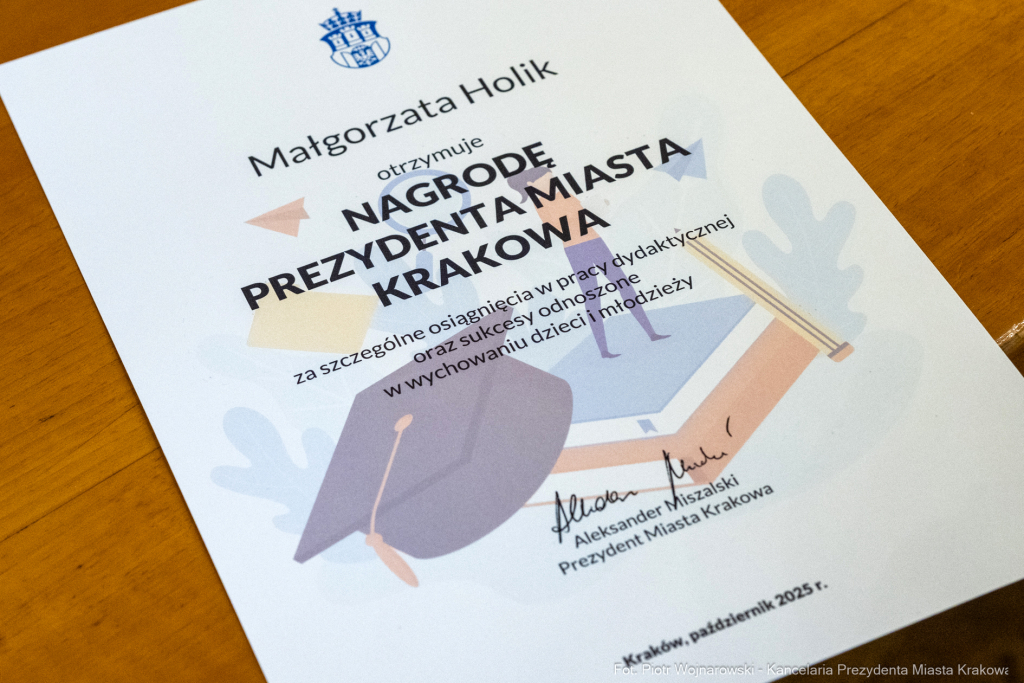 Miszalski, nauczyciele, nagroda Prezydenta, wręczenie, zdjęcia  Autor: P. Wojnarowski