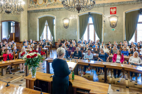 Miszalski, nauczyciele, nagroda Prezydenta, wręczenie, zdjęcia