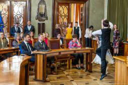 Miszalski, nauczyciele, nagroda Prezydenta, wręczenie, zdjęcia