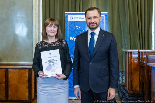 Miszalski, nauczyciele, nagroda Prezydenta, wręczenie, zdjęcia