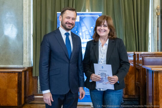 Miszalski, nauczyciele, nagroda Prezydenta, wręczenie, zdjęcia