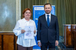 Miszalski, nauczyciele, nagroda Prezydenta, wręczenie, zdjęcia