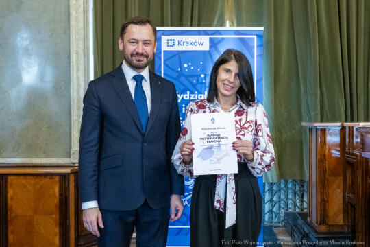 Miszalski, nauczyciele, nagroda Prezydenta, wręczenie, zdjęcia