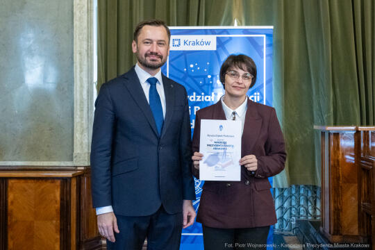 Miszalski, nauczyciele, nagroda Prezydenta, wręczenie, zdjęcia