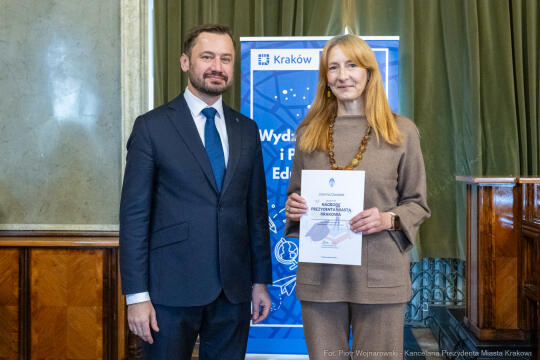 Miszalski, nauczyciele, nagroda Prezydenta, wręczenie, zdjęcia