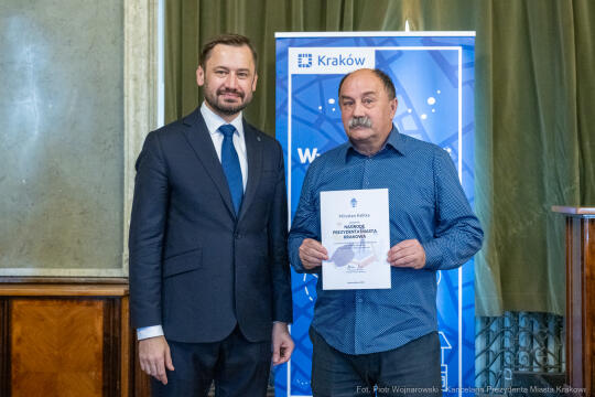 Miszalski, nauczyciele, nagroda Prezydenta, wręczenie, zdjęcia