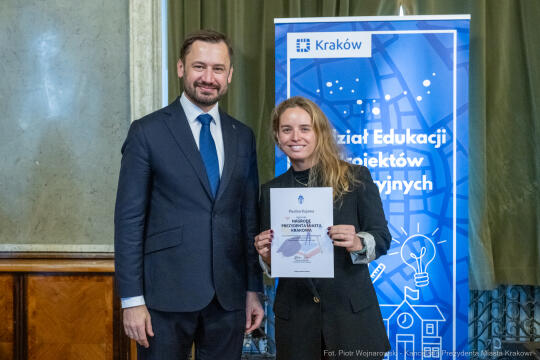 Miszalski, nauczyciele, nagroda Prezydenta, wręczenie, zdjęcia