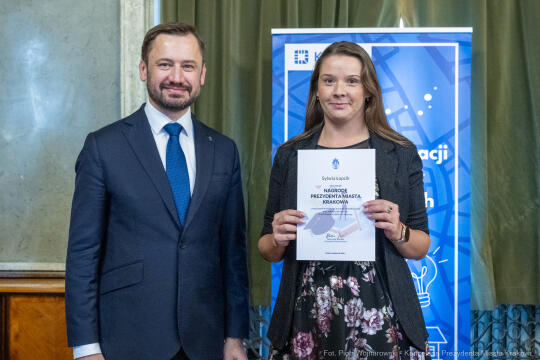 Miszalski, nauczyciele, nagroda Prezydenta, wręczenie, zdjęcia