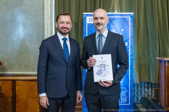 Miszalski, nauczyciele, nagroda Prezydenta, wręczenie, zdjęcia