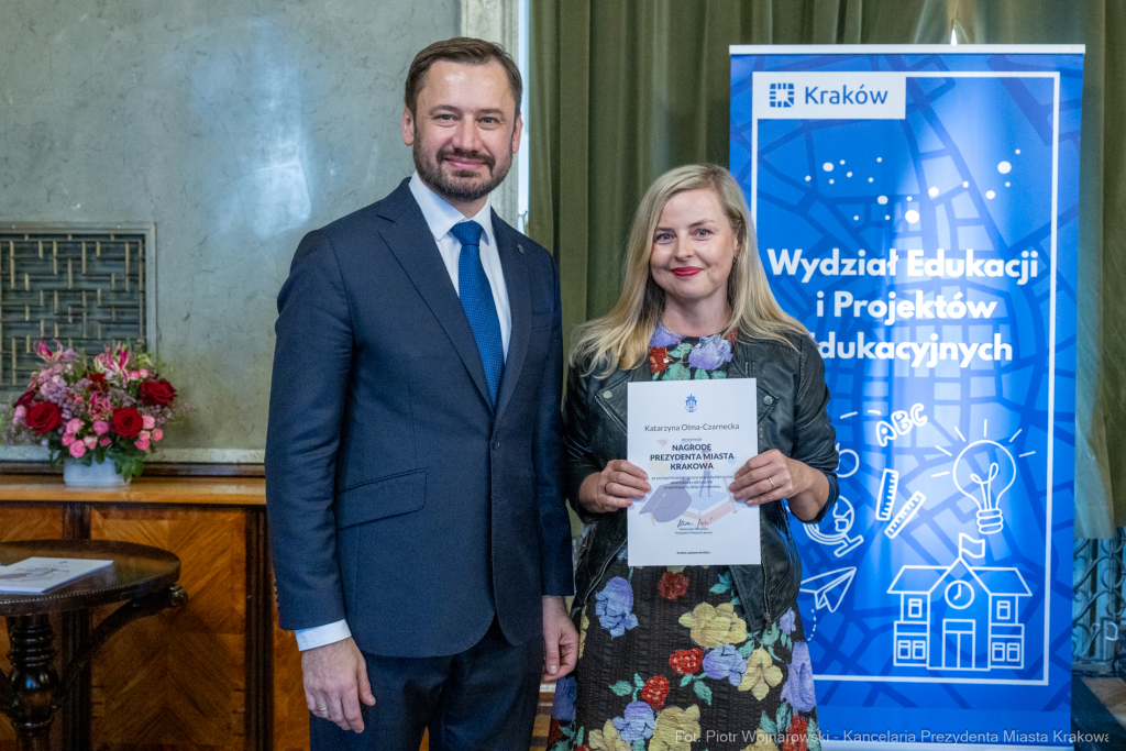 Miszalski, nauczyciele, nagroda Prezydenta, wręczenie, zdjęcia  Autor: P. Wojnarowski