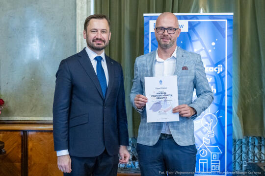 Miszalski, nauczyciele, nagroda Prezydenta, wręczenie, zdjęcia