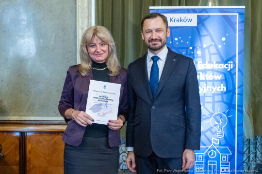 Miszalski, nauczyciele, nagroda Prezydenta, wręczenie, zdjęcia