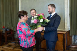 Miszalski, nauczyciele, nagroda Prezydenta, wręczenie, zdjęcia