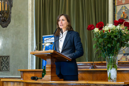 Klaman, nauczyciele, ponadpodstawowe, szkoły, nagroda Prezydenta, wręczenie, zdjęcia