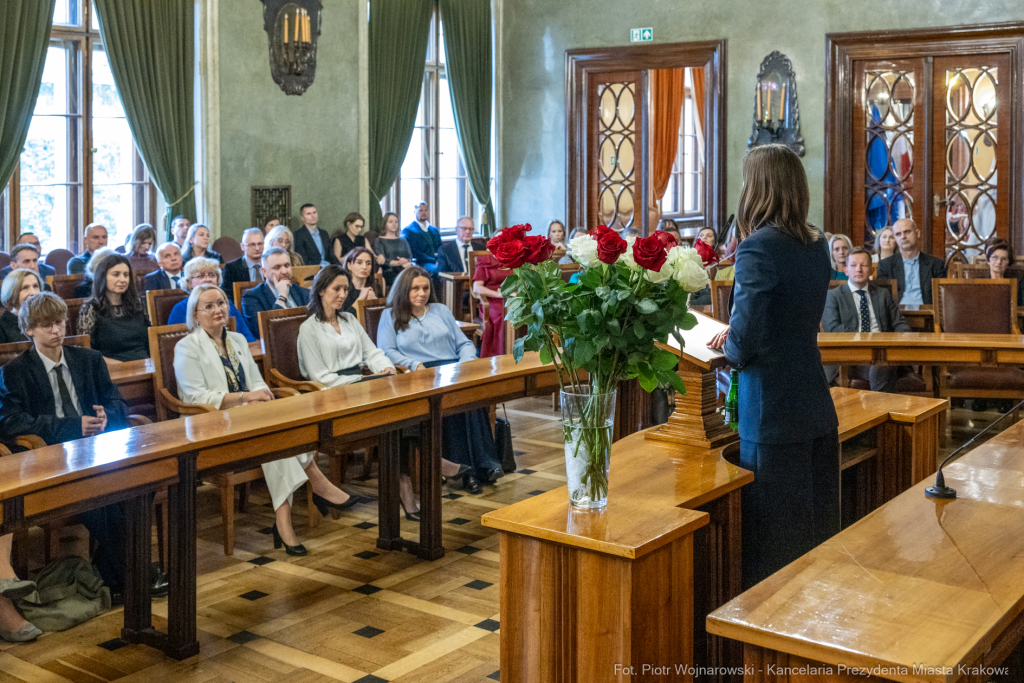 Klaman, nauczyciele, ponadpodstawowe, szkoły, nagroda Prezydenta, wręczenie, zdjęcia  Autor: P. Wojnarowski