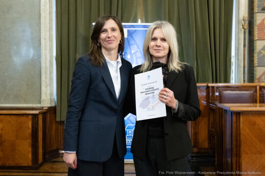 Klaman, nauczyciele, ponadpodstawowe, szkoły, nagroda Prezydenta, wręczenie, zdjęcia