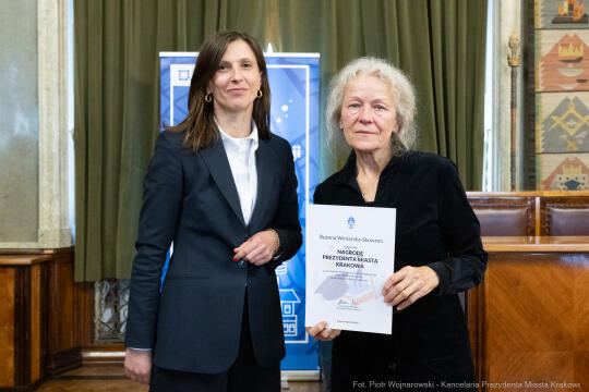 Klaman, nauczyciele, ponadpodstawowe, szkoły, nagroda Prezydenta, wręczenie, zdjęcia