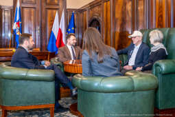 Miszalski, Idziak, Sławomir, Honoris Gratia, reżyser, operator, wręczenie, zdjęcia