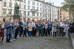 Miszalski, Chamielec, Gmer, Młodzieżowa Rada Krakowa, tablica, odsłonięcie, zdjęcia