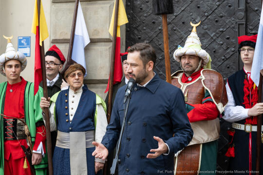 Miszalski, Chamielec, Gmer, Młodzieżowa Rada Krakowa, tablica, odsłonięcie, zdjęcia