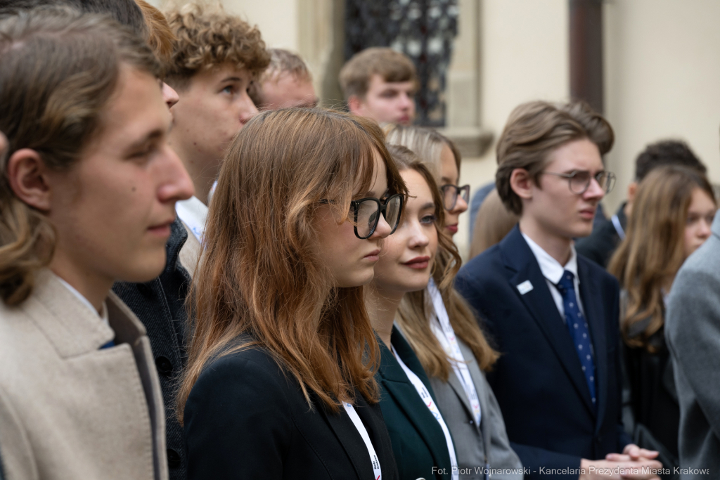 Miszalski, Chamielec, Gmer, Młodzieżowa Rada Krakowa, tablica, odsłonięcie, zdjęcia  Autor: P. Wojnarowski