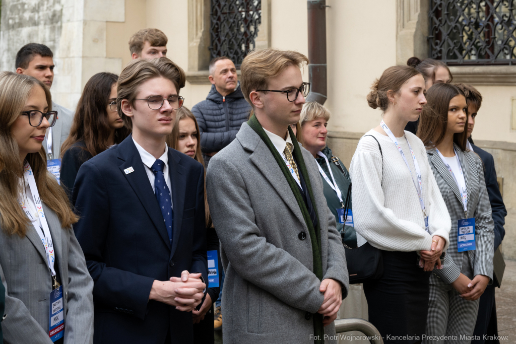 Miszalski, Chamielec, Gmer, Młodzieżowa Rada Krakowa, tablica, odsłonięcie, zdjęcia  Autor: P. Wojnarowski