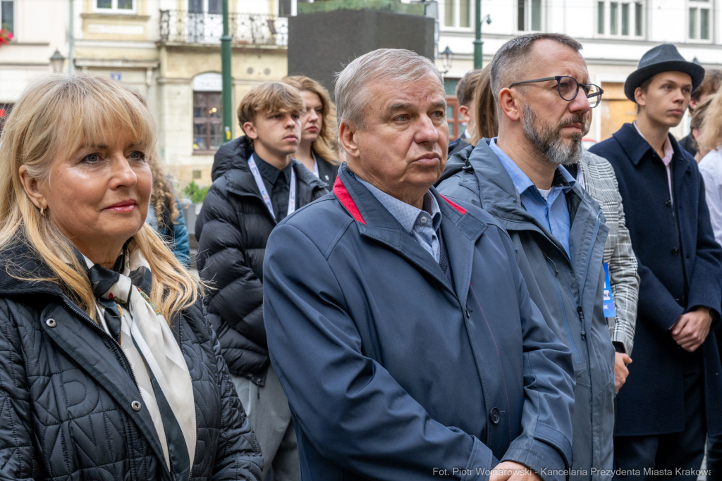 Miszalski, Chamielec, Gmer, Młodzieżowa Rada Krakowa, tablica, odsłonięcie, zdjęcia  Autor: P. Wojnarowski