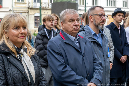 Miszalski, Chamielec, Gmer, Młodzieżowa Rada Krakowa, tablica, odsłonięcie, zdjęcia