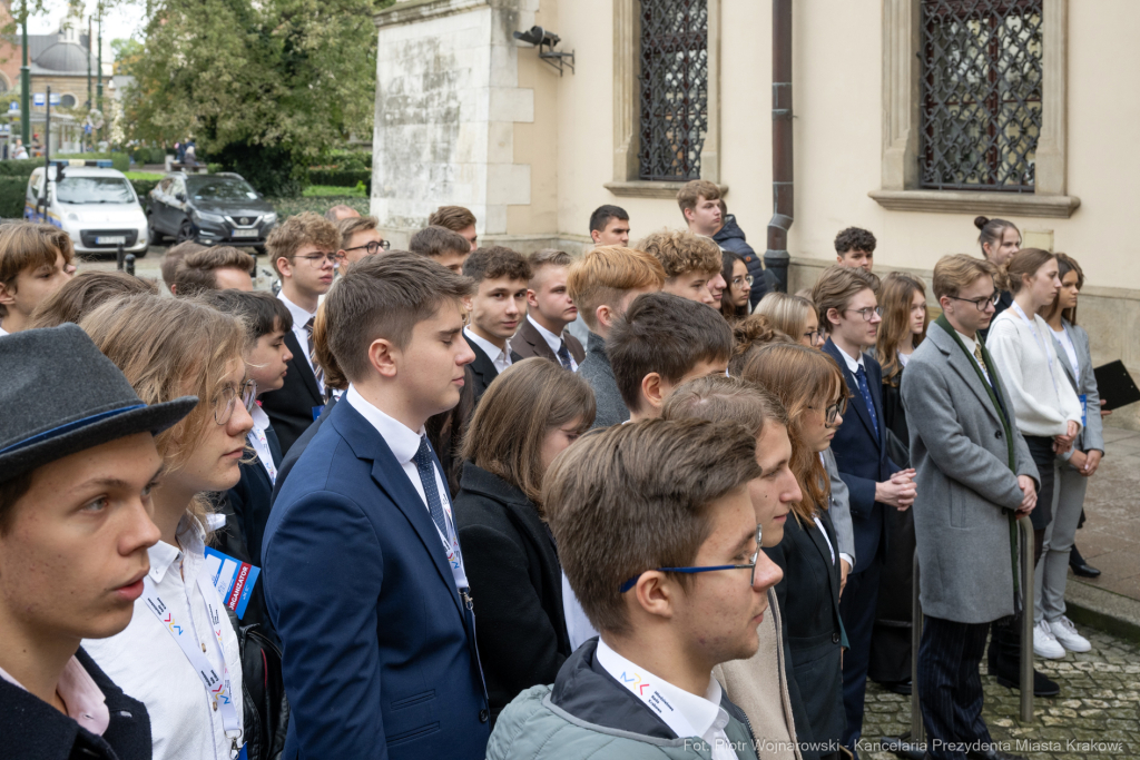 Miszalski, Chamielec, Gmer, Młodzieżowa Rada Krakowa, tablica, odsłonięcie, zdjęcia  Autor: P. Wojnarowski