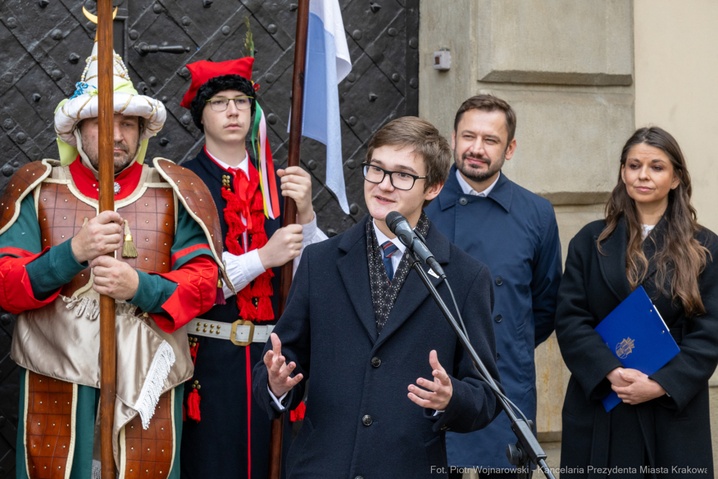 Miszalski, Chamielec, Gmer, Młodzieżowa Rada Krakowa, tablica, odsłonięcie, zdjęcia  Autor: P. Wojnarowski