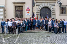 Miszalski, Chamielec, Gmer, Młodzieżowa Rada Krakowa, tablica, odsłonięcie, zdjęcia