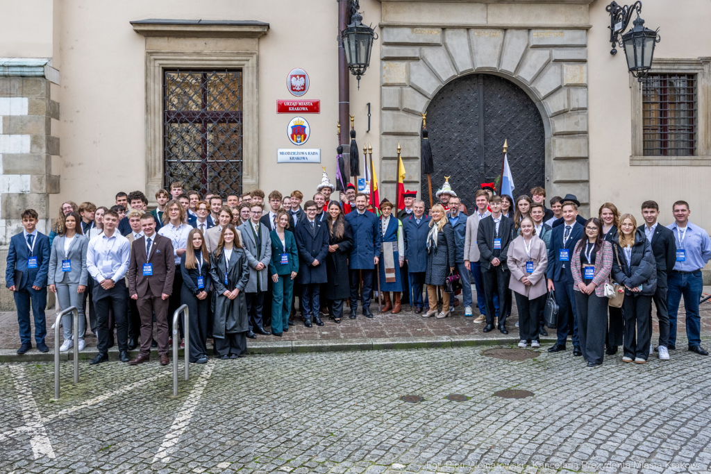 Miszalski, Chamielec, Gmer, Młodzieżowa Rada Krakowa, tablica, odsłonięcie, zdjęcia  Autor: P. Wojnarowski