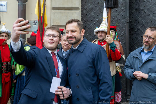 Miszalski, Chamielec, Gmer, Młodzieżowa Rada Krakowa, tablica, odsłonięcie, zdjęcia