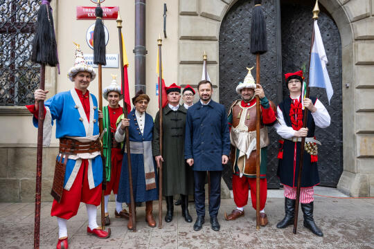 Miszalski, Chamielec, Gmer, Młodzieżowa Rada Krakowa, tablica, odsłonięcie, zdjęcia
