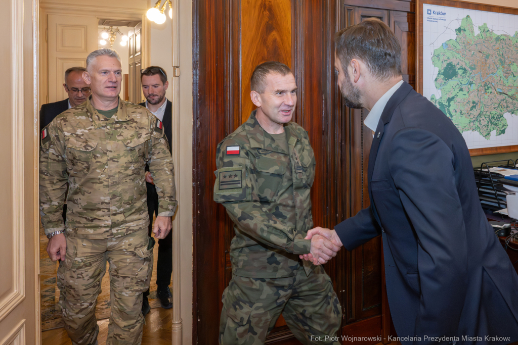 Miszalski,  11 Małopolska Brygada Obrony Terytorialnej, Siudziński, Łysek, spotkanie, Siudziński  Autor: P. Wojnarowski