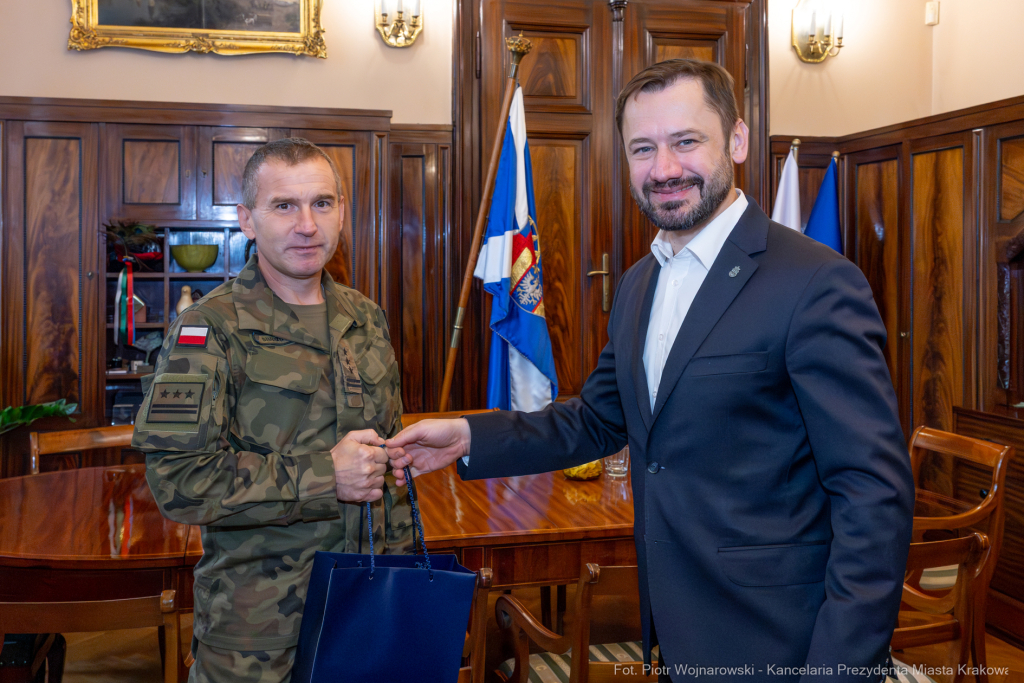 Miszalski,  11 Małopolska Brygada Obrony Terytorialnej, Siudziński, Łysek, spotkanie, Siudziński  Autor: P. Wojnarowski