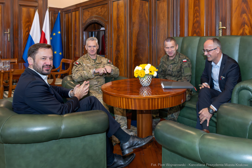 Miszalski,  11 Małopolska Brygada Obrony Terytorialnej, Siudziński, Łysek, spotkanie, Siudziński  Autor: P. Wojnarowski