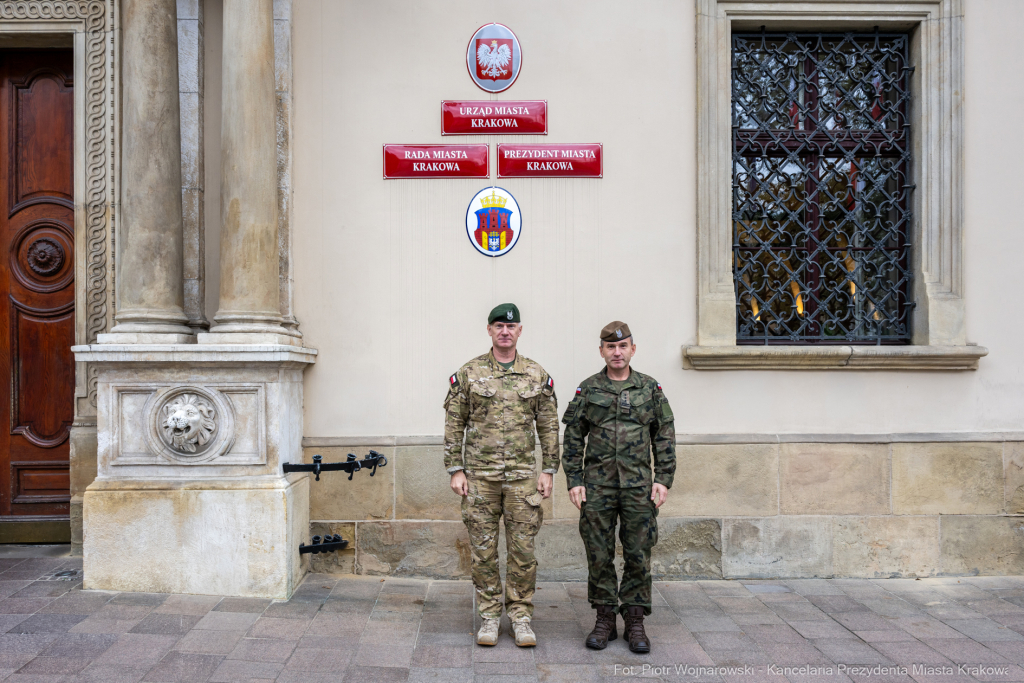 Miszalski,  11 Małopolska Brygada Obrony Terytorialnej, Siudziński, Łysek, spotkanie, Siudziński  Autor: P. Wojnarowski