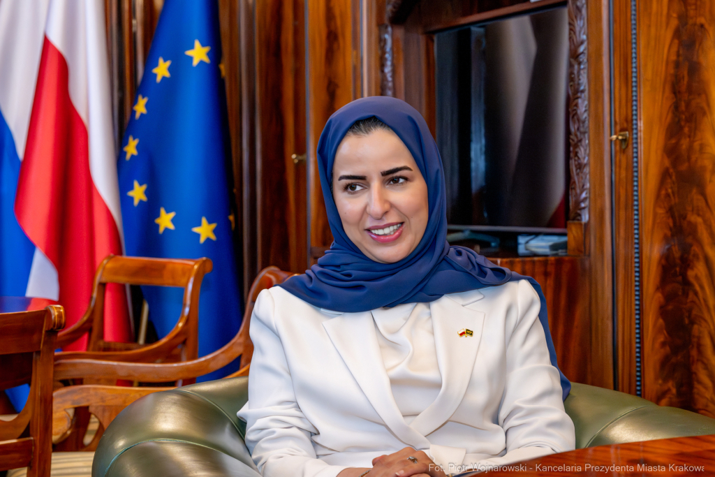 Miszalski, Enass Ahmad Alshahwan, Arabia Saudyjska, ambasador, wizyta, zdjęcia  Autor: P. Wojnarowski