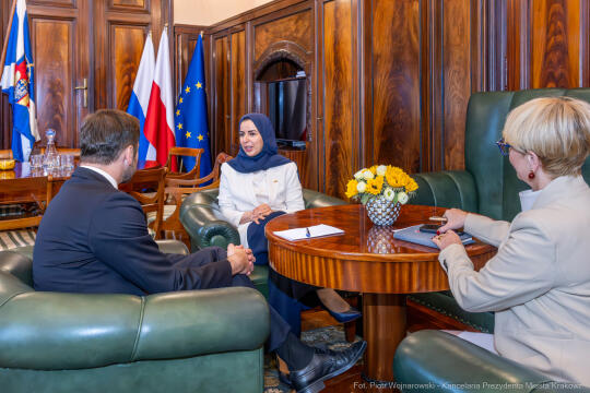 Miszalski, Enass Ahmad Alshahwan, Arabia Saudyjska, ambasador, wizyta, zdjęcia