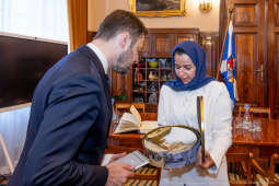 Miszalski, Enass Ahmad Alshahwan, Arabia Saudyjska, ambasador, wizyta, zdjęcia