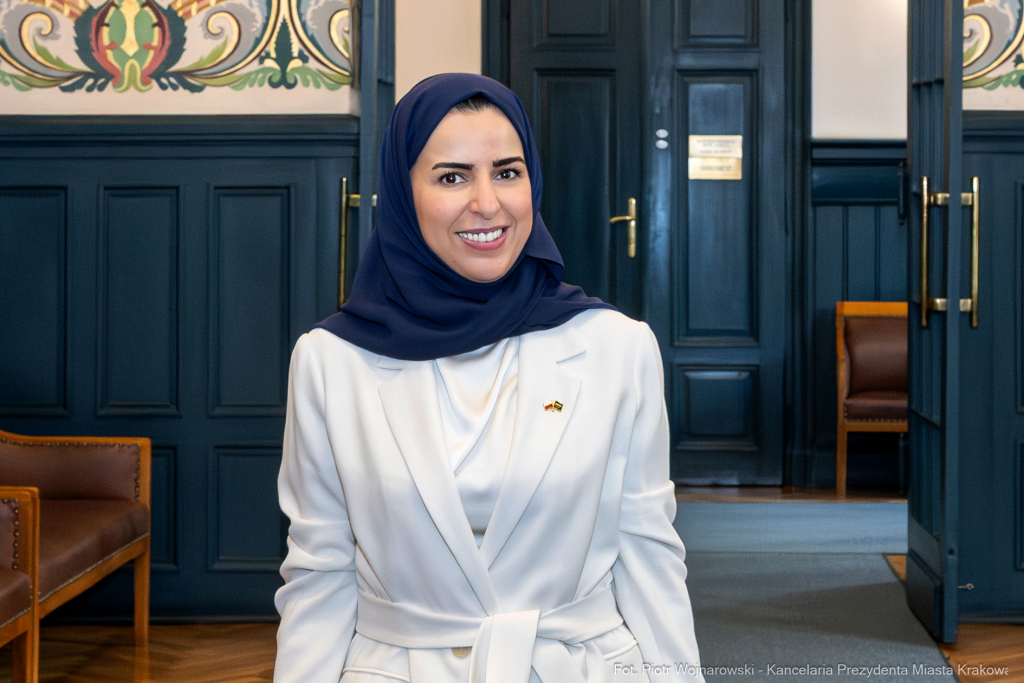 Miszalski, Enass Ahmad Alshahwan, Arabia Saudyjska, ambasador, wizyta, zdjęcia  Autor: P. Wojnarowski