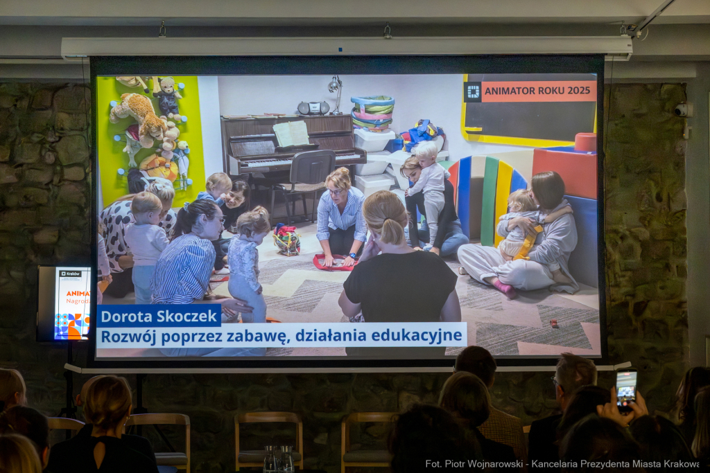 Animator Roku, Mazurkiewicz, Szczepanik, nagrody, wręczenie, Bunkier Sztuki, zdjęcia  Autor: P. Wojnarowski