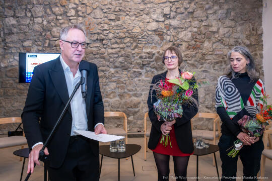 Animator Roku, Mazurkiewicz, Szczepanik, nagrody, wręczenie, Bunkier Sztuki, zdjęcia