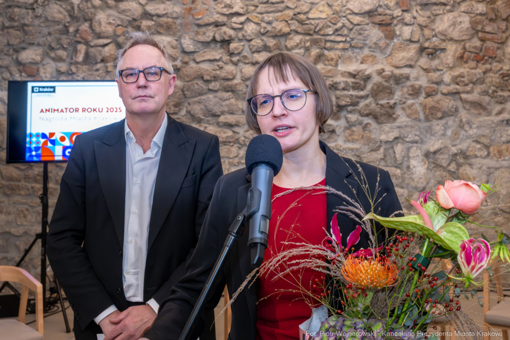 Animator Roku, Mazurkiewicz, Szczepanik, nagrody, wręczenie, Bunkier Sztuki, zdjęcia  Autor: P. Wojnarowski