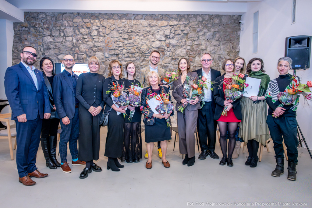 Animator Roku, Mazurkiewicz, Szczepanik, nagrody, wręczenie, Bunkier Sztuki, zdjęcia  Autor: P. Wojnarowski