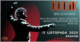 Logo: Piotr Rubik: Świat się nie kończy/ Piotr Rubik: The World Is Not Over