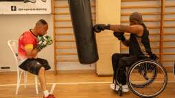 DSC04422.jpg-Seminarium sportowe dla osób z niepełnosprawnościami – Paraboxing Polska–Maroko