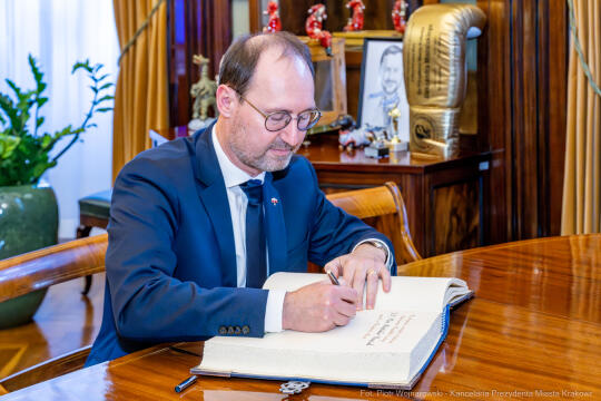 Miszalski, Břetislav, Dančák, ambasador, Republika Czeska, Czechy, wizyta, zdjęcia