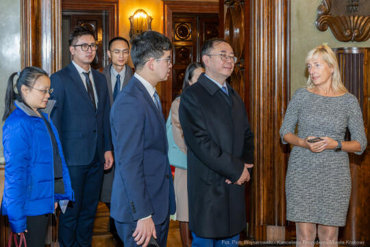 PW_618_ 001_fot. Piotr Wojnarowski.jpg-Miszalski, Lu Shan, ambasador, Chiny, wizyta, zdjęcia